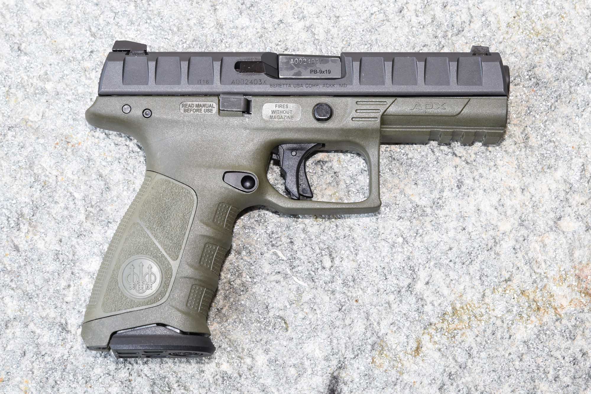 Beretta APX: la prova in esclusiva! Lato destro della pistola Beretta APX