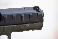 Beretta APX: la prova in esclusiva! Mirino della Beretta APX