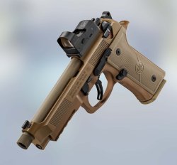 Beretta M9A4, anche la serie M9 è finalmente “optics ready” Impugnatura con profilo Vertec della Beretta M9A4