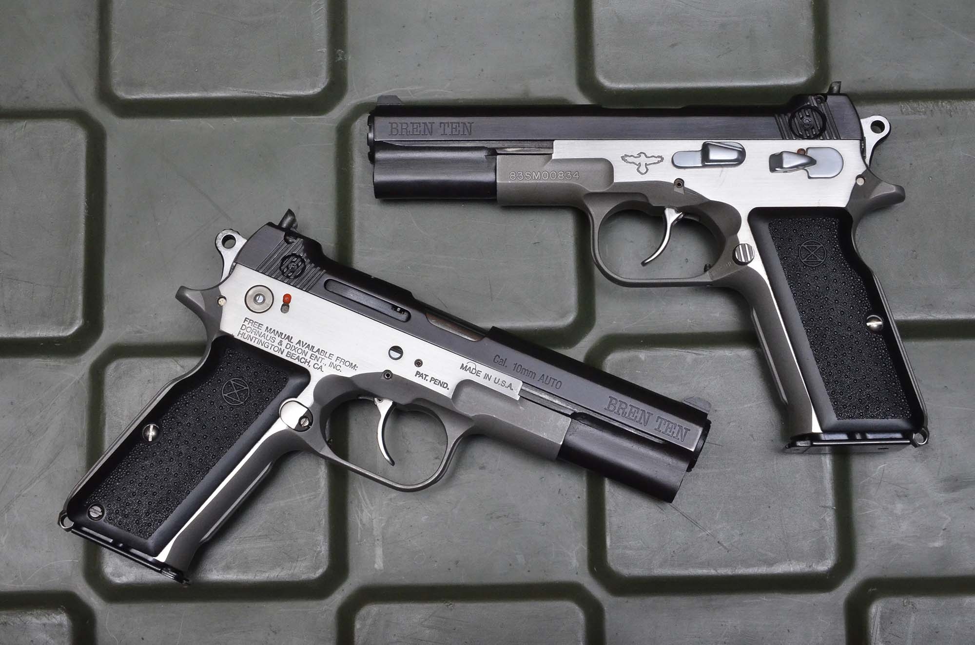 pistole: Classici: Bren Ten calibro 10mm Auto, da grande promessa a estrema rarità.