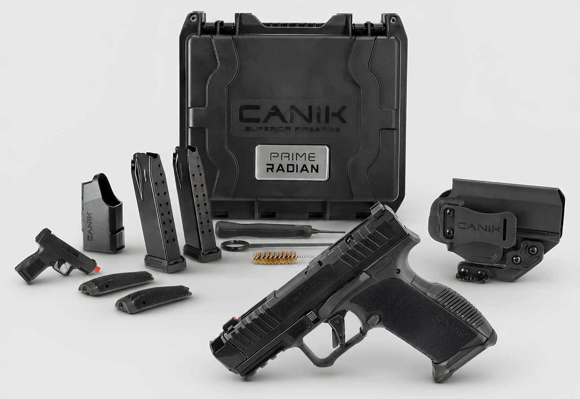 canik: Canik Prime: la microcompatta da difesa kittata con componenti Radian Weapons.