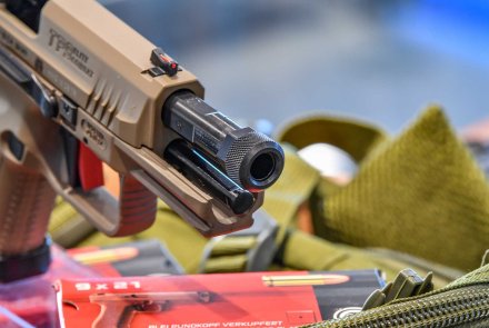 Canik TP9 Elite Combat Desert 9x21 Canna tipo Match della pistola Canik TP9 Elite Combat Desert 9x21
