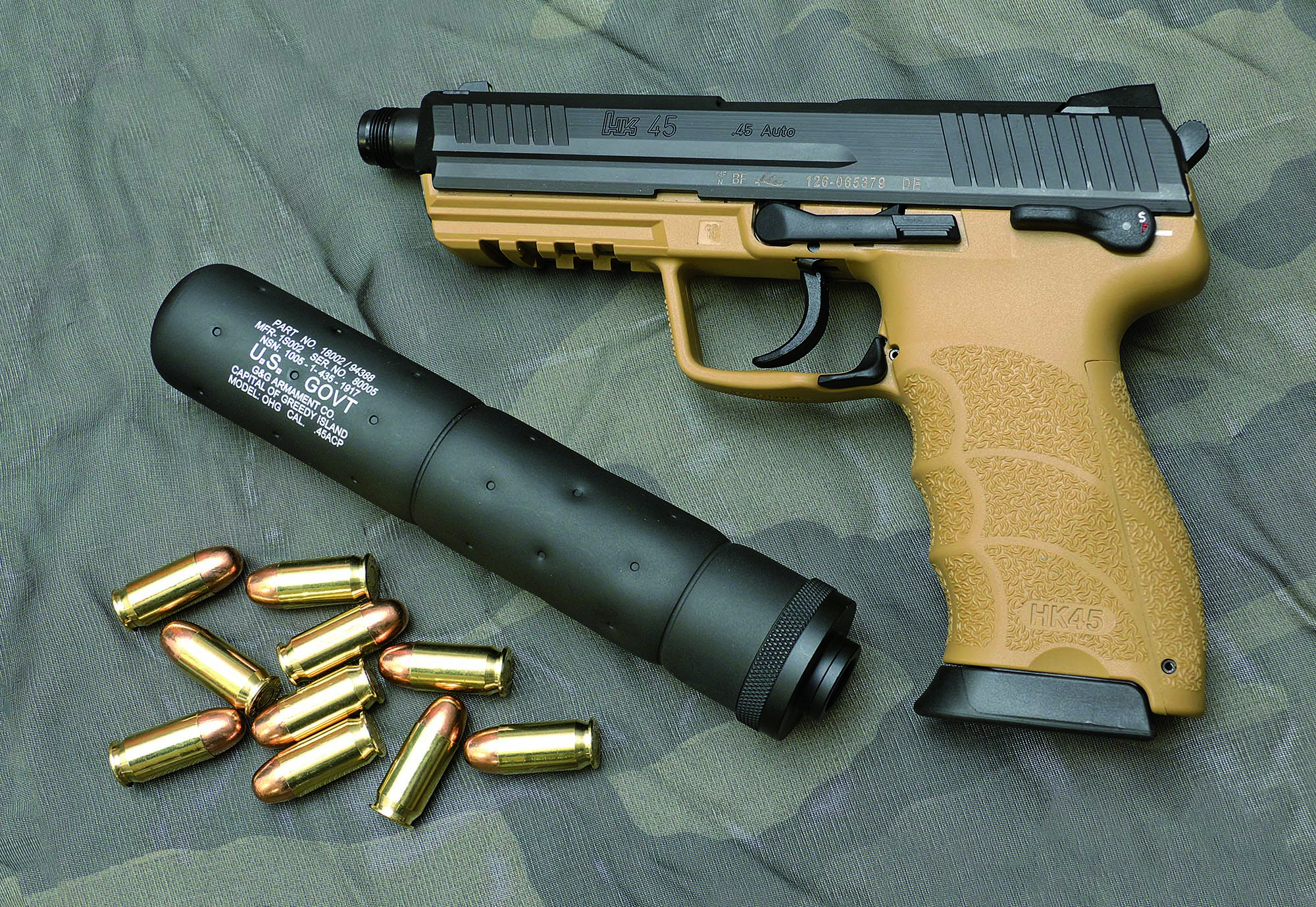 heckler-koch: Heckler & Koch HK45 Tactical calibro .45 ACP: pensata per l'azione