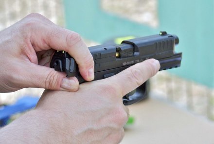 Heckler & Koch SFP9 Utilizzo alette carrello Heckler & Koch SFP9