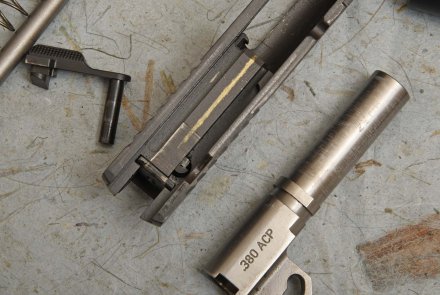 Pistola Kimber Micro Carry calibro .380 Auto Interno del carrello della pistola Kimber Micro Carry calibro .380 Auto