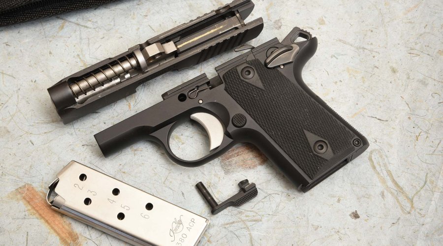 Smontaggio della pistola Kimber Micro Carry calibro .380 Auto