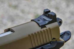 Kimber Warrior e Desert Warrior TFS Tacca di mira posteriore della pistola Kimber Warrior Desert TFS