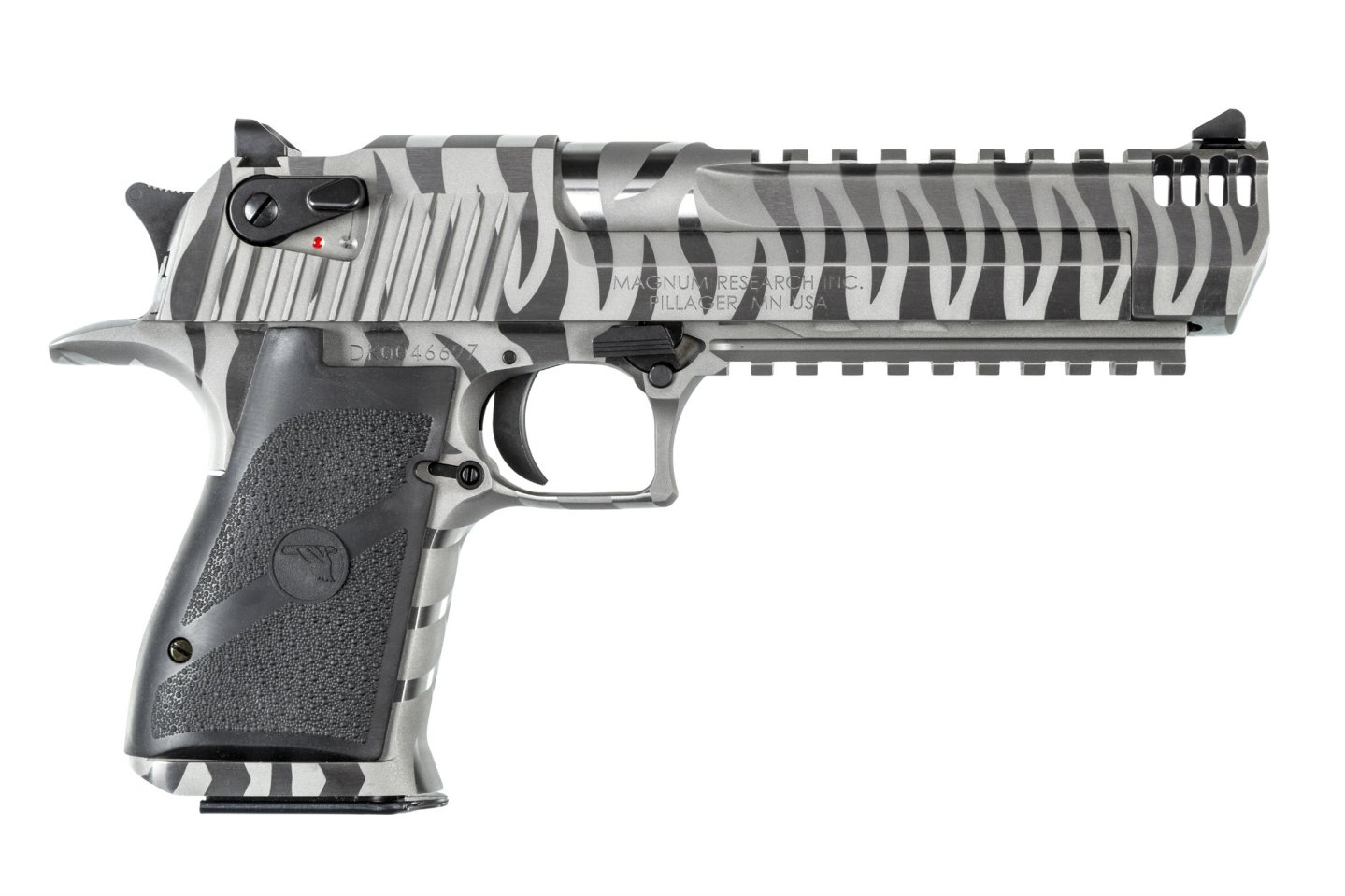 Magnum Research Desert Eagle White Tiger, lato destro