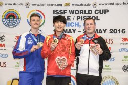 Coppa del Mondo di Monaco 2016: 2 ori, 2 argenti e 2 bronzi per le pistole Pardini Vincitori Coppa del Mondo di Monaco 2016