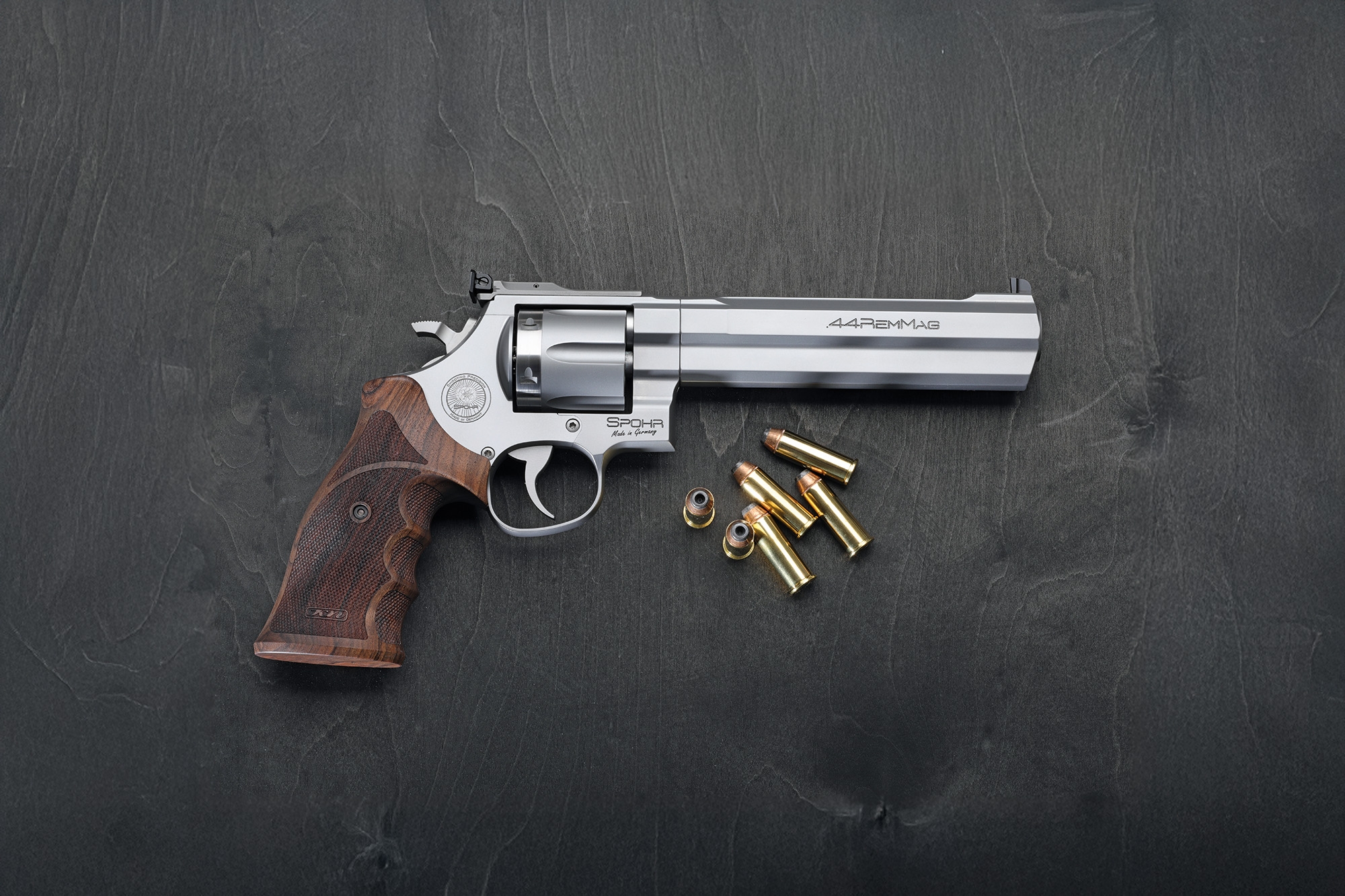 revolver: Spohr N670: un revolver .44 Magnum prodotto in Germania con quattro lunghezze di canna e rigatura poligonale revolver: Spohr N670: un revolver .44 Magnum prodotto in Germania con quattro lunghezze di canna e rigatura poligonale