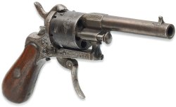 Revolver tipo Lefacheux calibro 7 millimetri  Revolver tipo Lefacheux