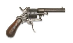 Revolver tipo Lefacheux calibro 7 millimetri  Revolver tipo Lefacheux