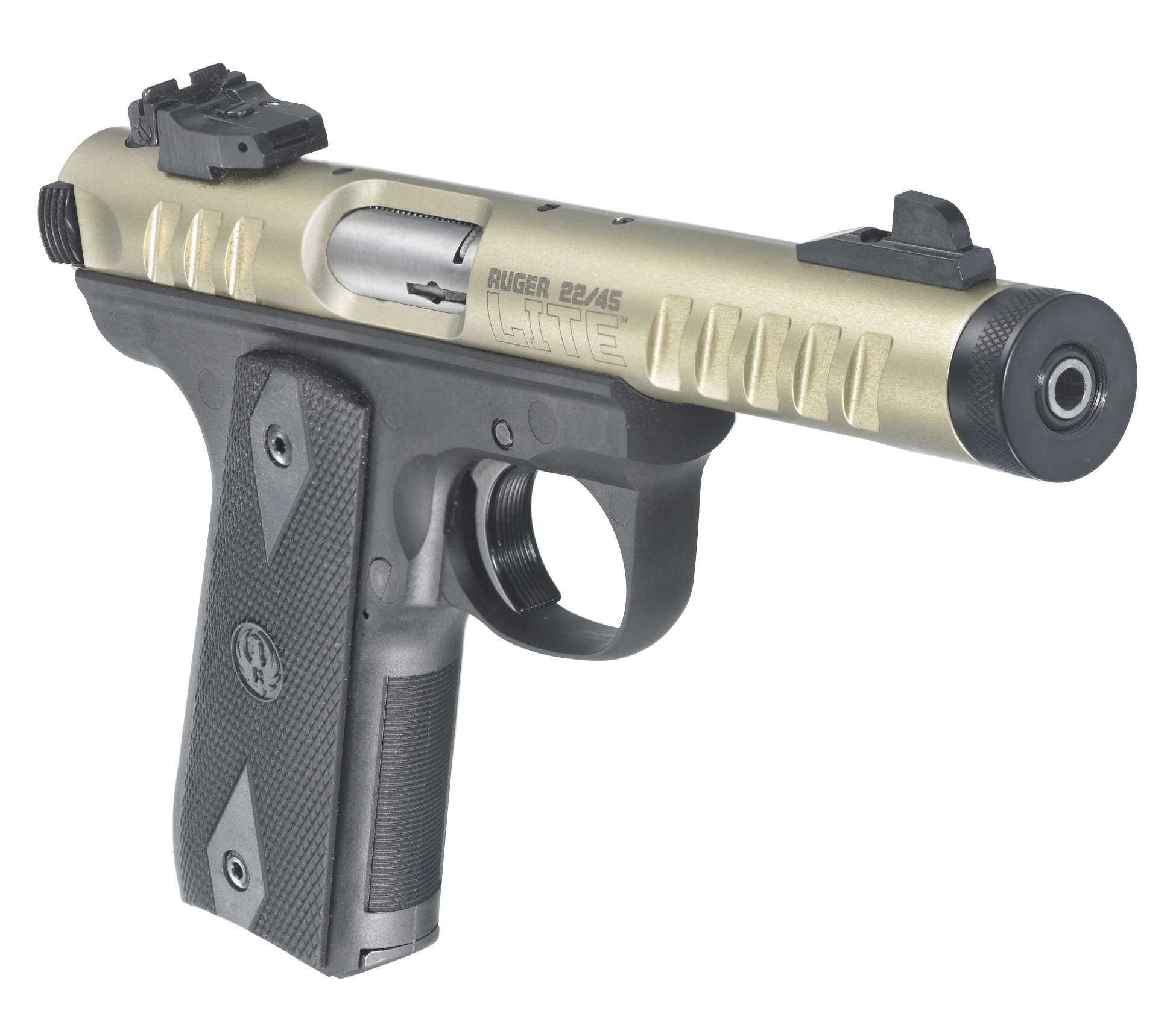 pistole: Ruger 22/45 “Lite”