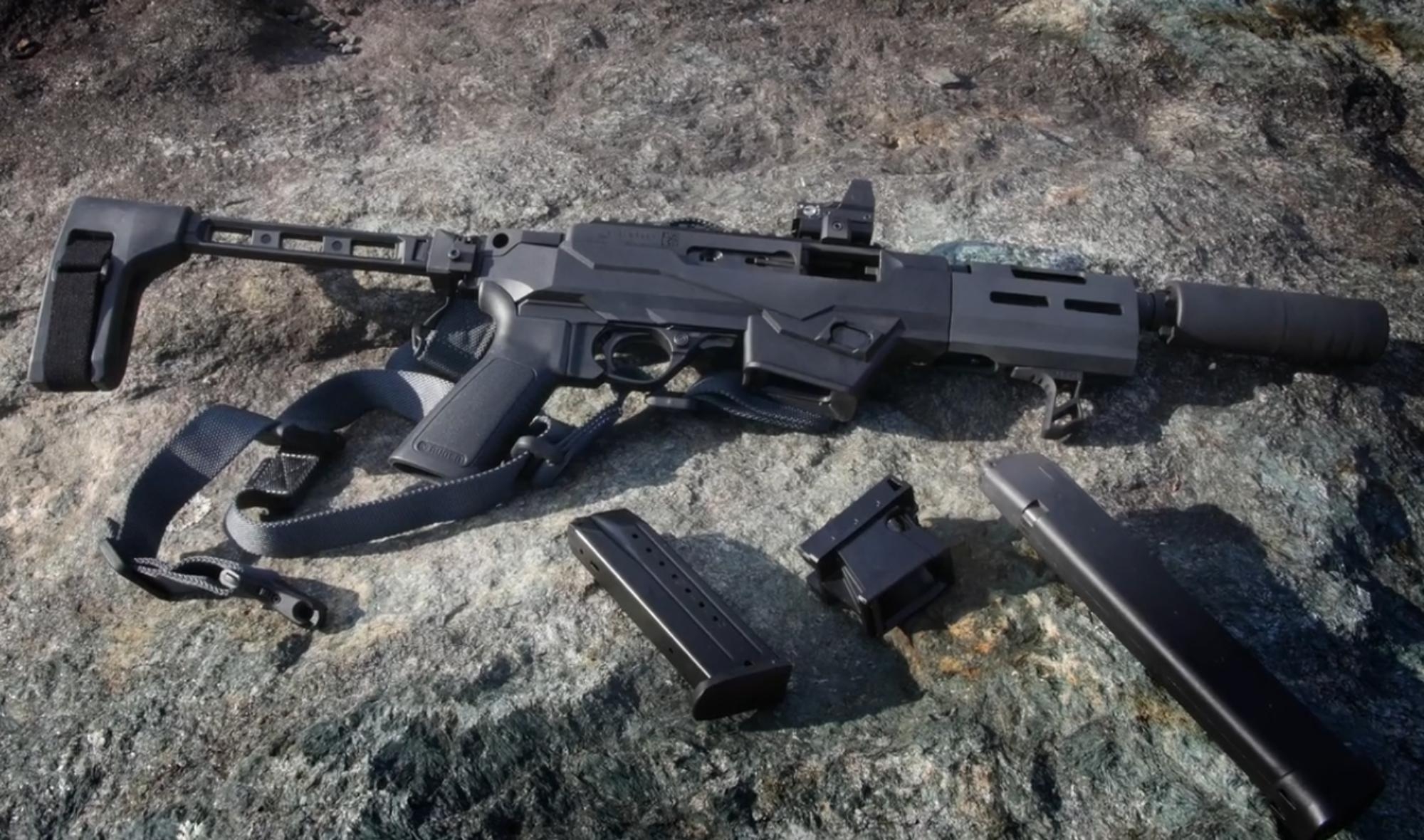 ruger-firearms: Ruger PC Charger calibro 9mm. La carabina diventa una pistola