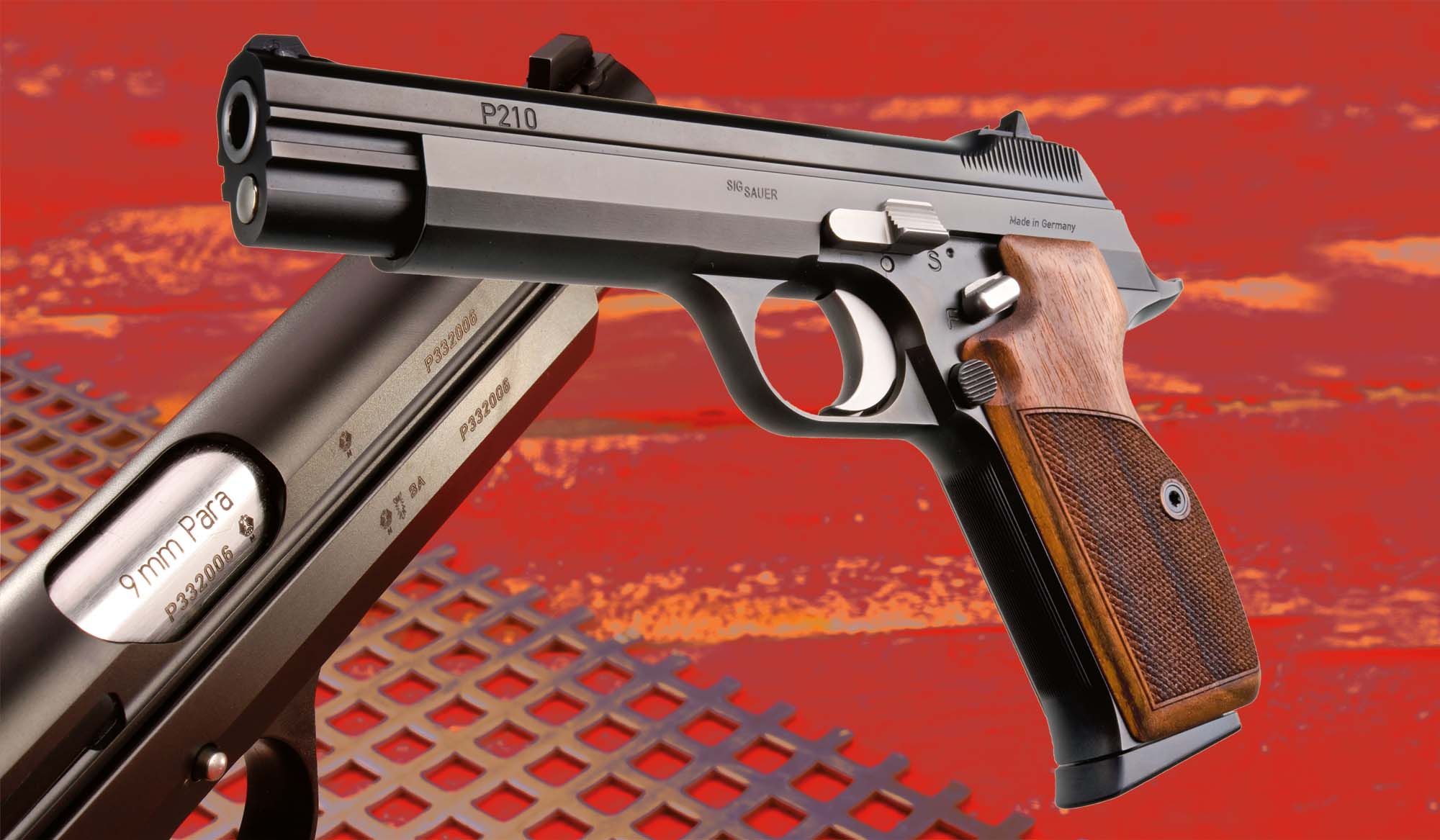 pistole: SIG-Sauer P210 Legend