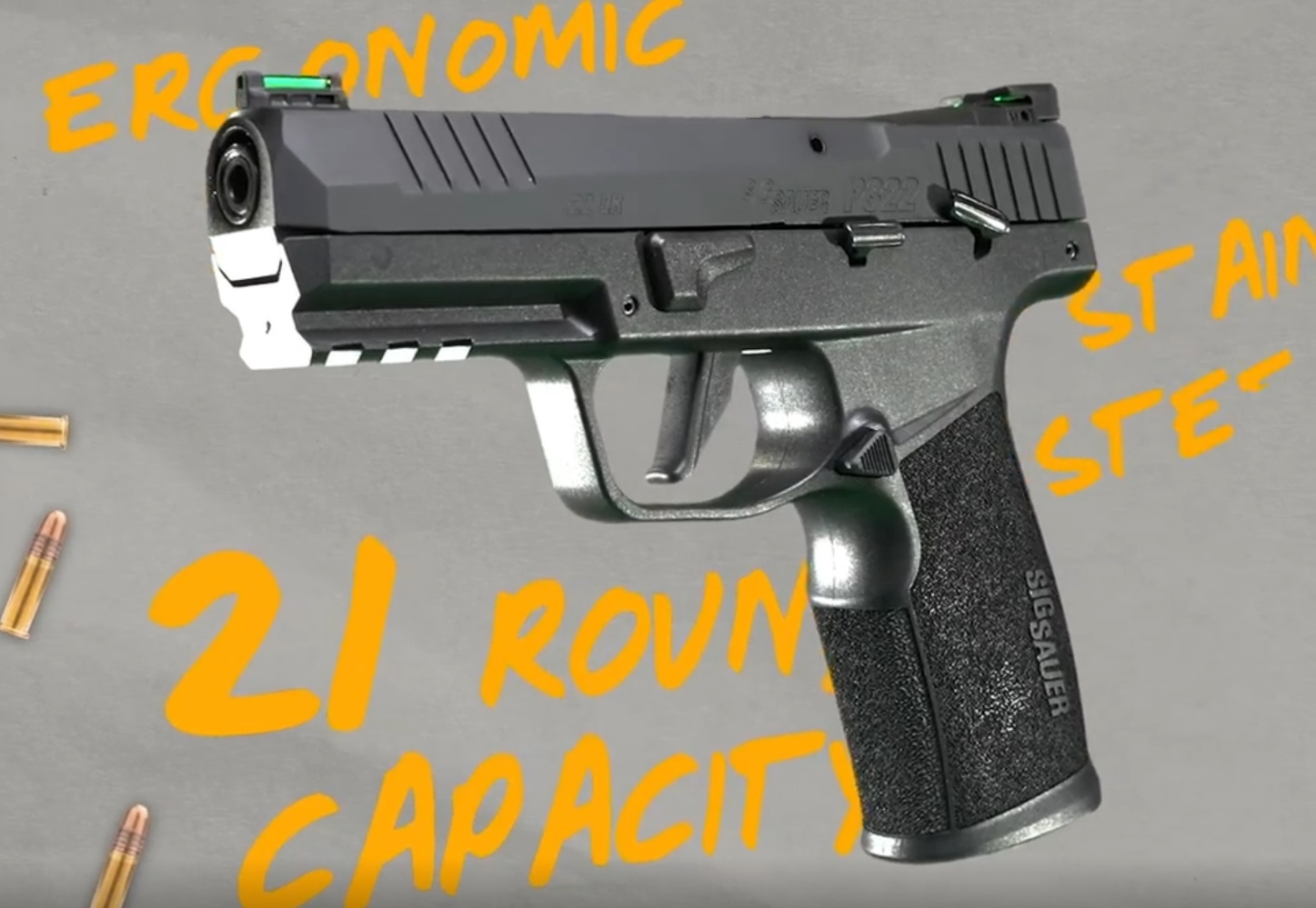 sig-sauer: SIG Sauer P322, la pistola calibro .22LR con tutti gli optional di serie