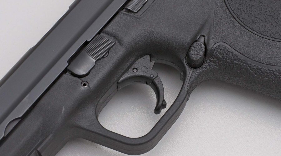 Zona mediana della pistola Smith & Wesson M&P9
