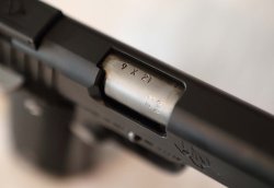 STI Champion, la 1911 sportiva in calibro 9x21 Incisione calibro sulla camera di cartuccia