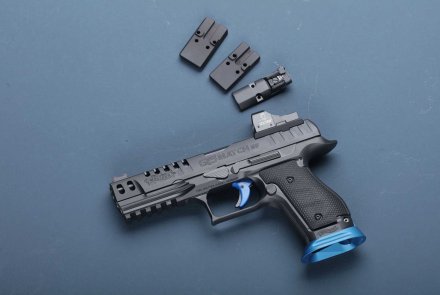 Walther Q5 Match ora anche con fusto in acciaio Walther Q5 Match ottica a punto rosso