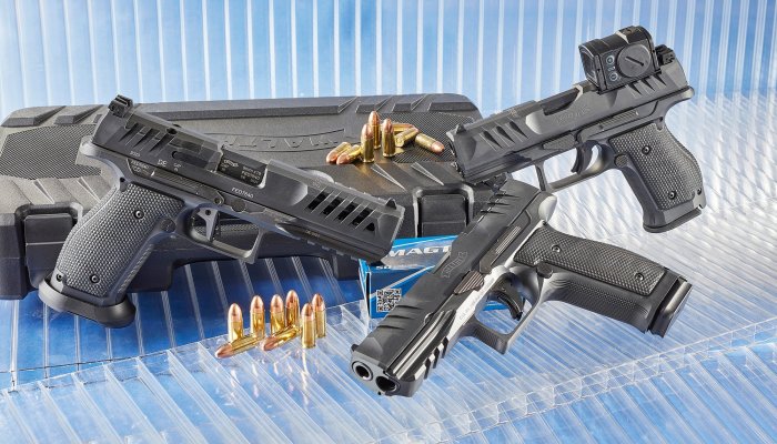 walther: Tre pistole Walther con fusto in acciaio a confronto. I nuovi modelli PDP SF Compact, Full Size e Match in calibro 9x19