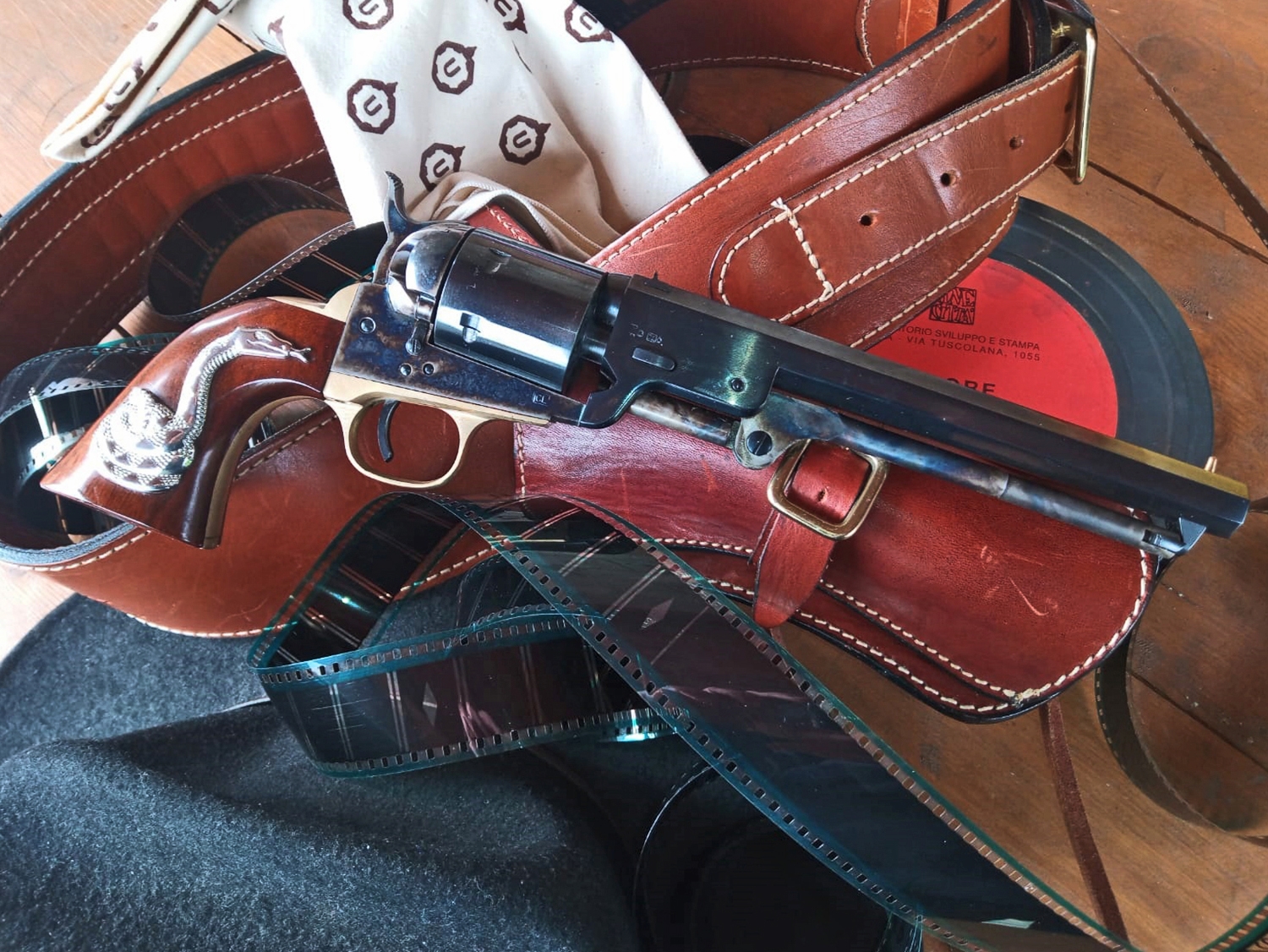 uberti: UBERTI 1851 Navy Richards conversion “The Good” replica
