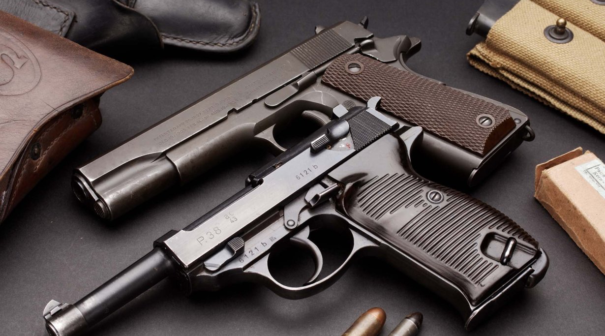 Walther P38 e Colt 1911