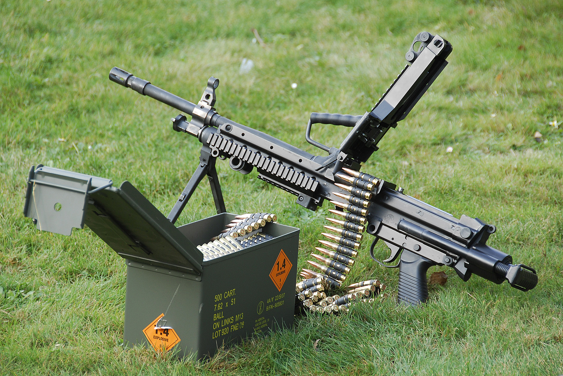 SAW FN Minimi in 7,62 mm NATO