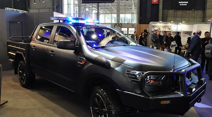 Auto della polizia a MILIPOL 2017