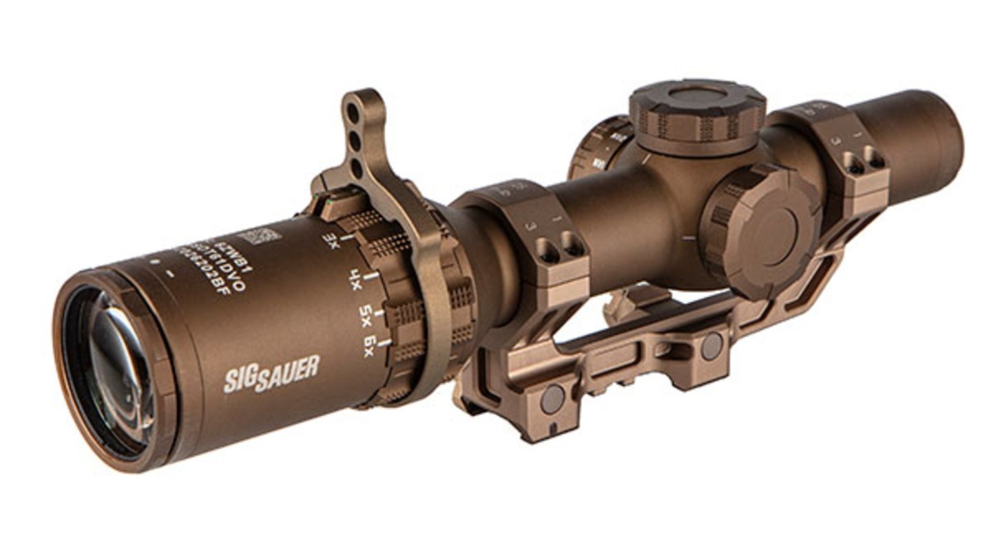 Il cannocchiale SIG Sauer TANGO6T adottato dal Dipartimento della Difesa americano, ancora una volta SIG Sauer Tango 6T cannocchiale a ingrandimento variabile