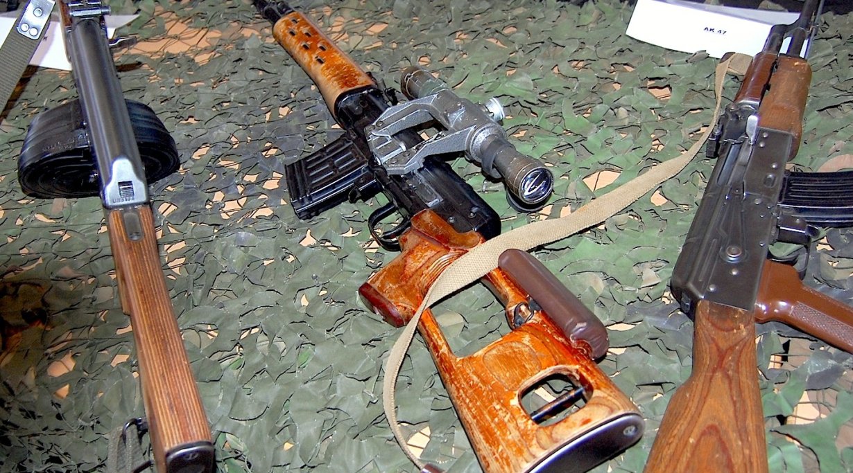 7,62-мм снайперская винтовка Драгунова (СВД) на дне бундесвера 