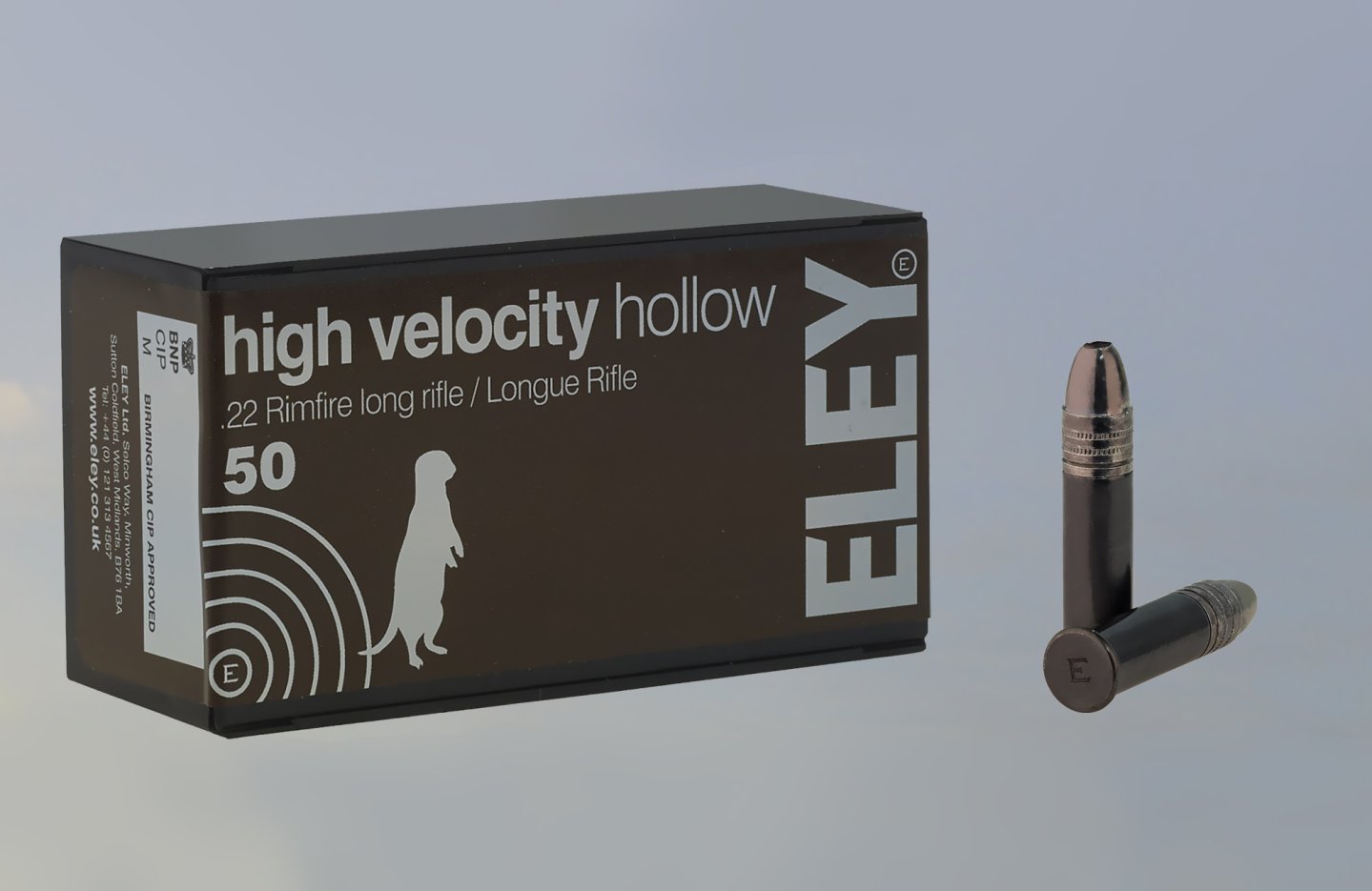 Eley High Velocity Hollow .22 Long Rifle - охотничий патрон кольцевого воспламенения Eley High Velocity Hollow .22 Long Rifle - охотничий патрон кольцевого воспламенения