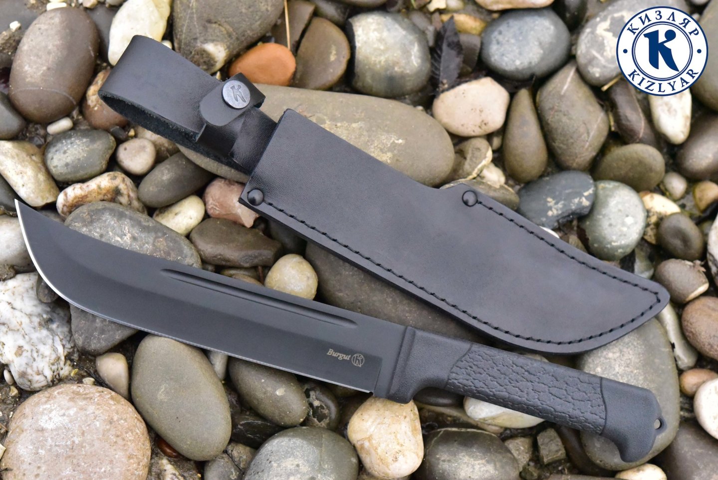 Нож «Бургут» от ООО ПП «Кизляр» в стиле узбекского национального ножа «пчак» 2 ножа «Бургут» от ООО ПП «Кизляр» в ножнах