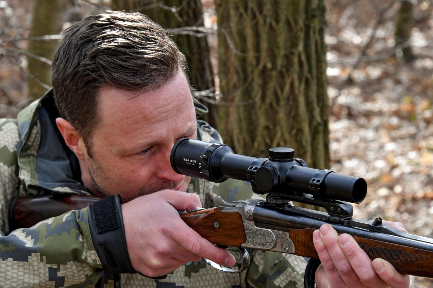 Оптический прицел Leica Visus 1-4x24 i LW для загонной охоты Оптический прицел Leica Visus для загонной охоты