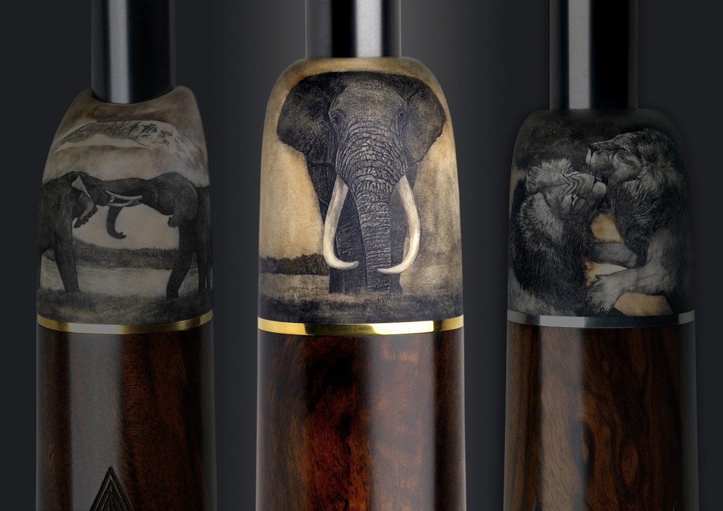Jochann Fanzoj представляет: оружие с гравировкой на кости Коллекция карабинов “Set of Five”