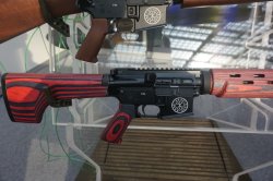 Новинки Arms&Hunting 2018: компания АДАР Карабины ADAR 2-15 на стенде.