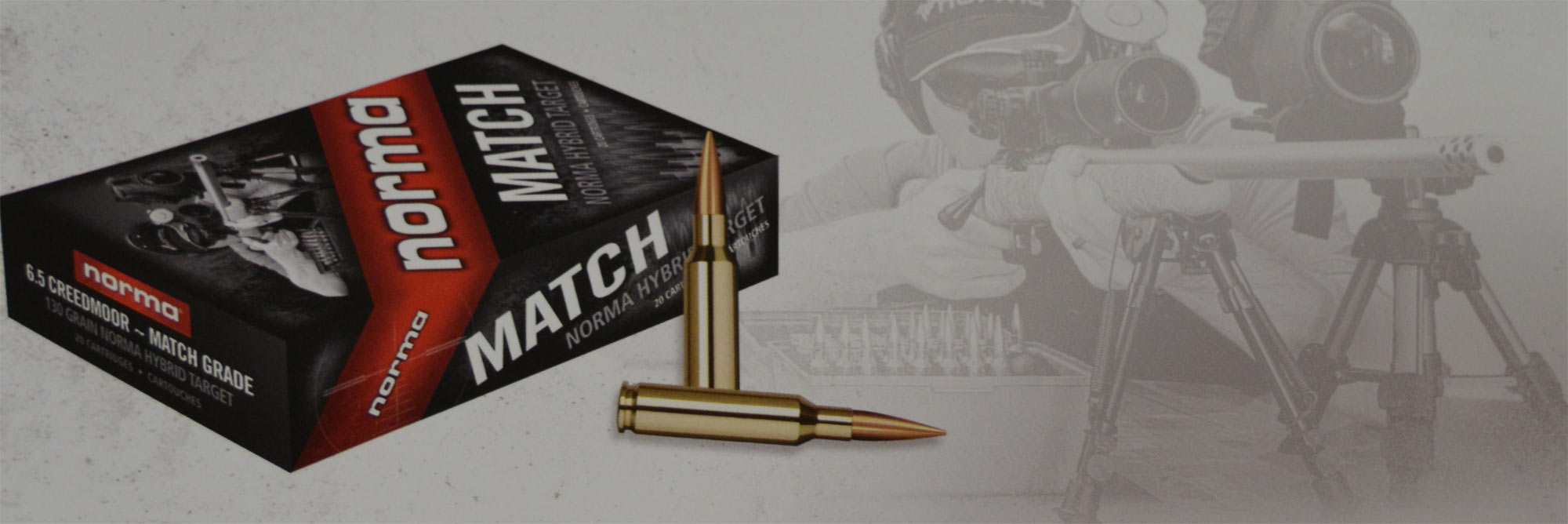 norma: Боеприпасы Norma Hybrid Target калибра 6,5 Creedmoor norma: Боеприпасы Norma Hybrid Target калибра 6,5 Creedmoor