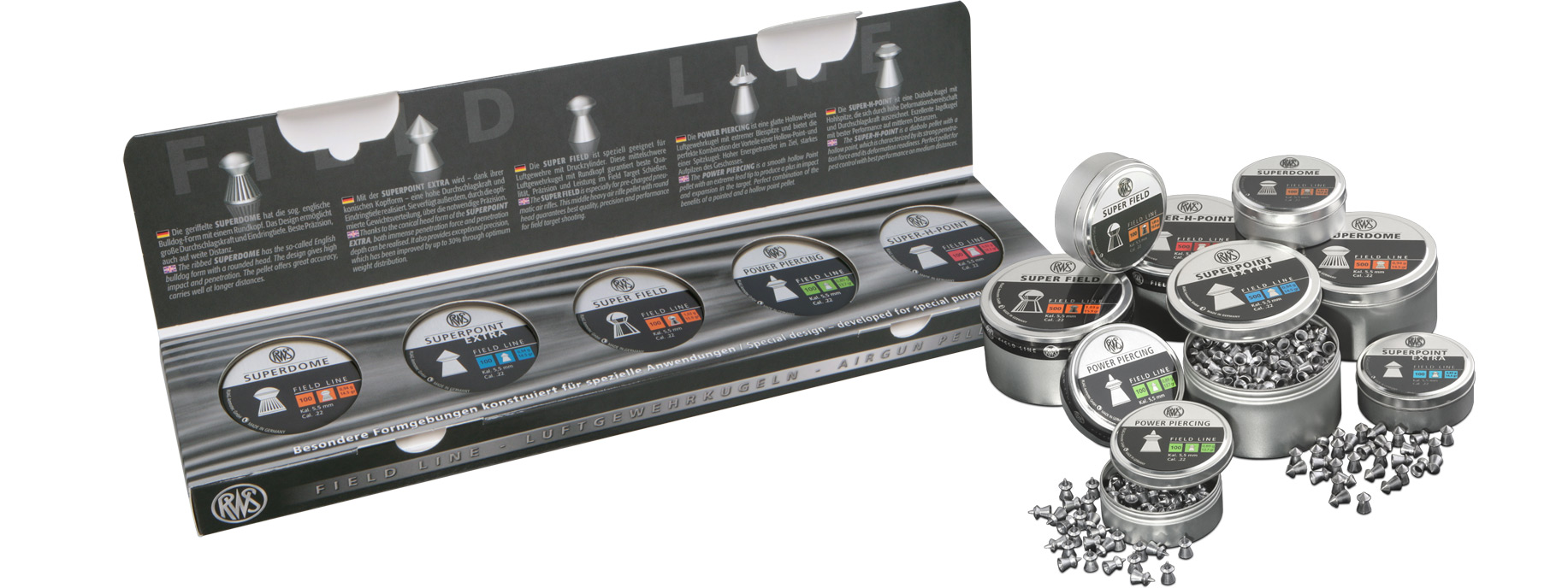 rws-ammunition: RWS Field Kit: пули для пневматического оружия