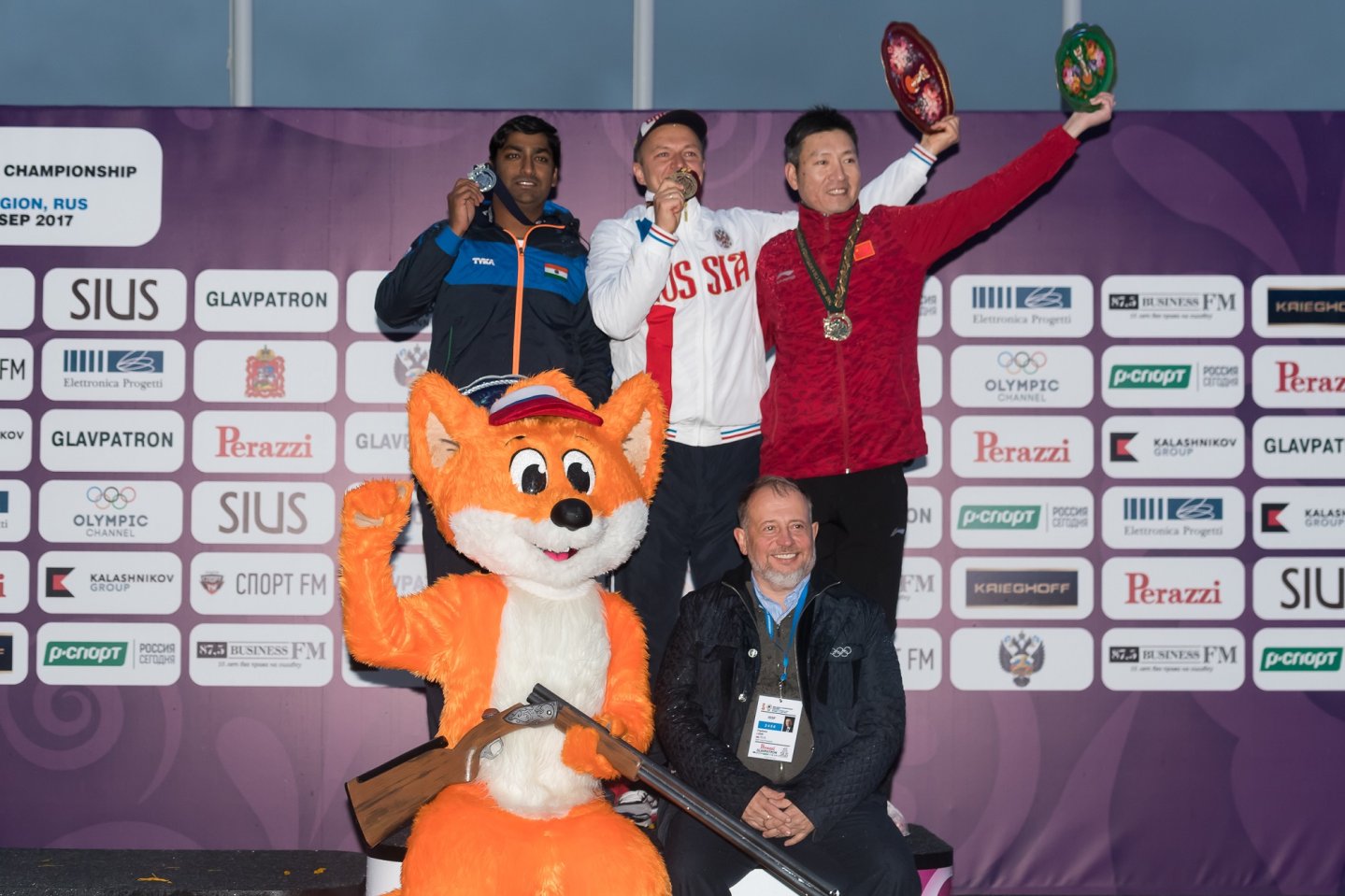 Виталий Фокеев - чемпион Чемпионата мира по стендовой стрельбе 2017