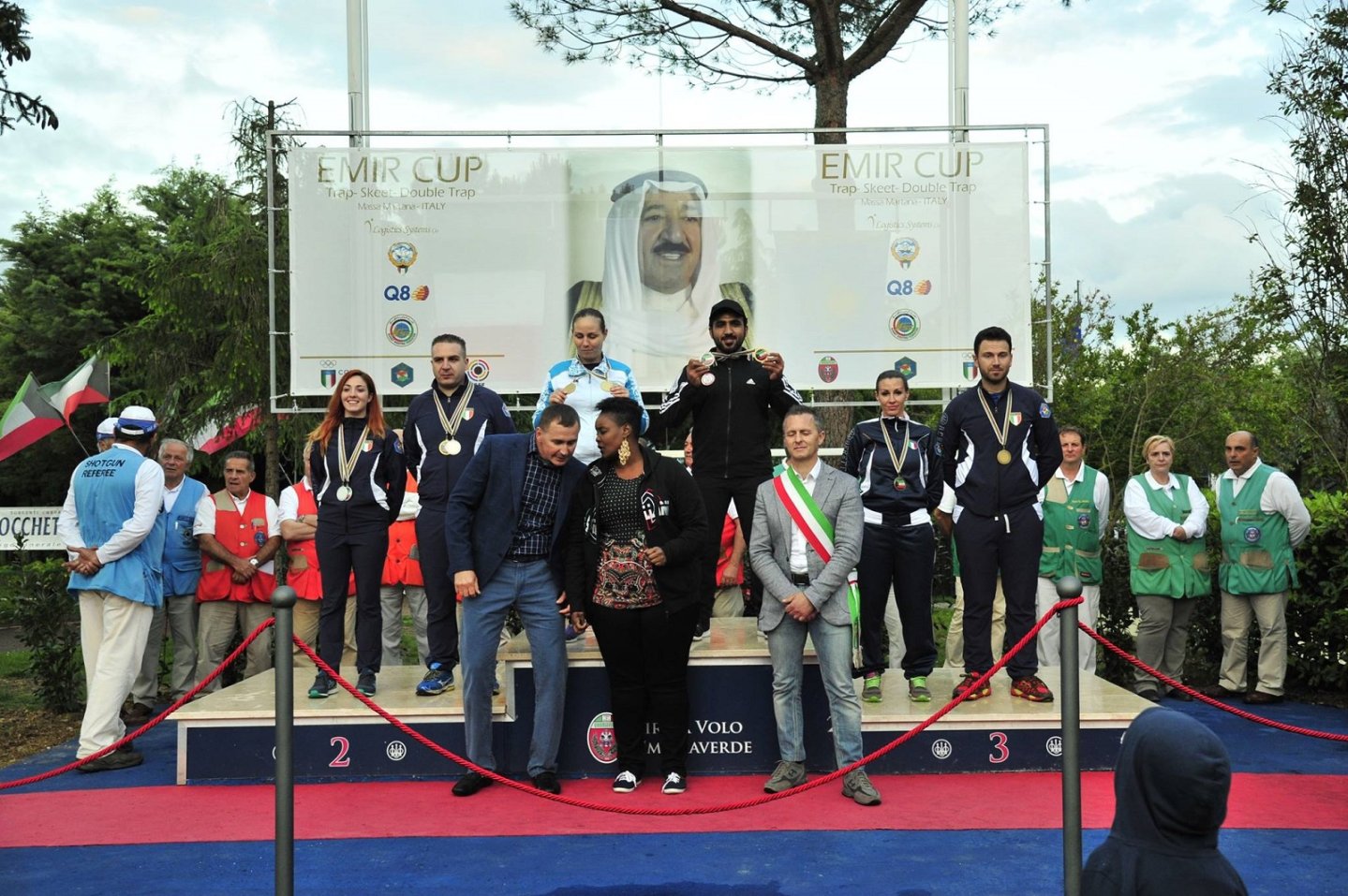 Emir Cup 2018, окончание Khaled Alkaabi (UAE) и Анастасия Давыдова (KAZ).