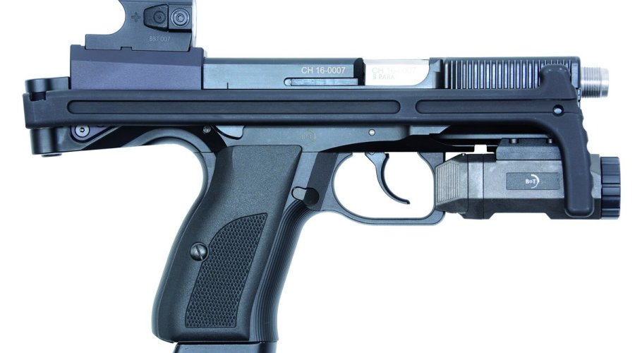 Пистолет-карабин B&T “USW” со сложенным прикладом