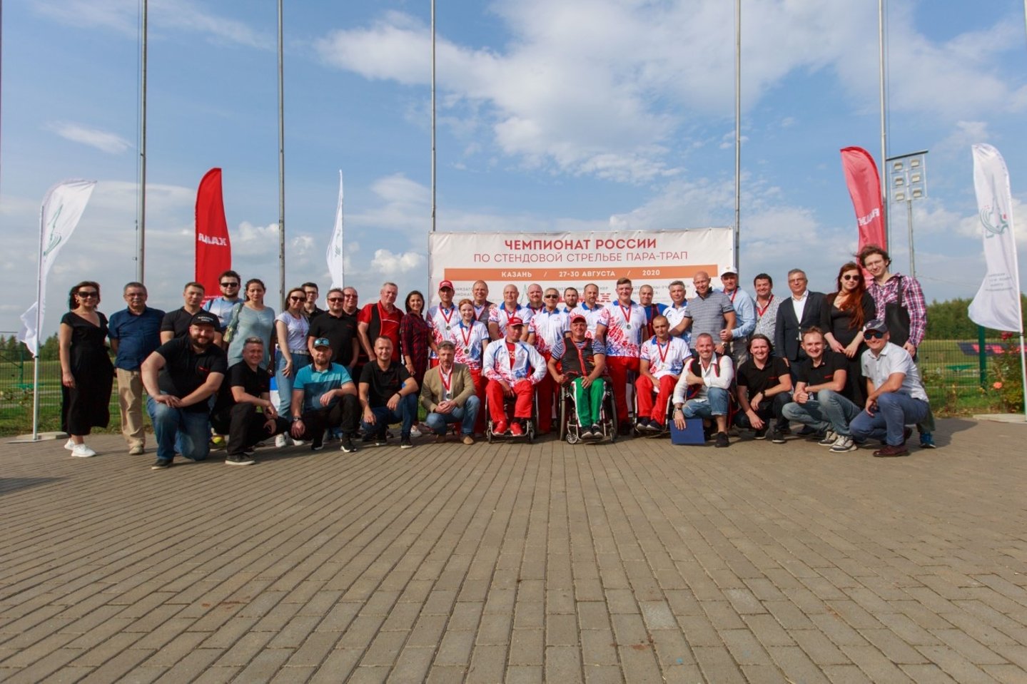 Первый в истории Чемпионат России по стендовой стрельбе в упражнении пара-трап Участники Первого Чемпионата России по стендовой стрельбе