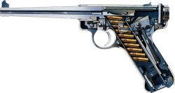 У Ругера все в порядке, Билл... Ruger Mark III в разрезе.