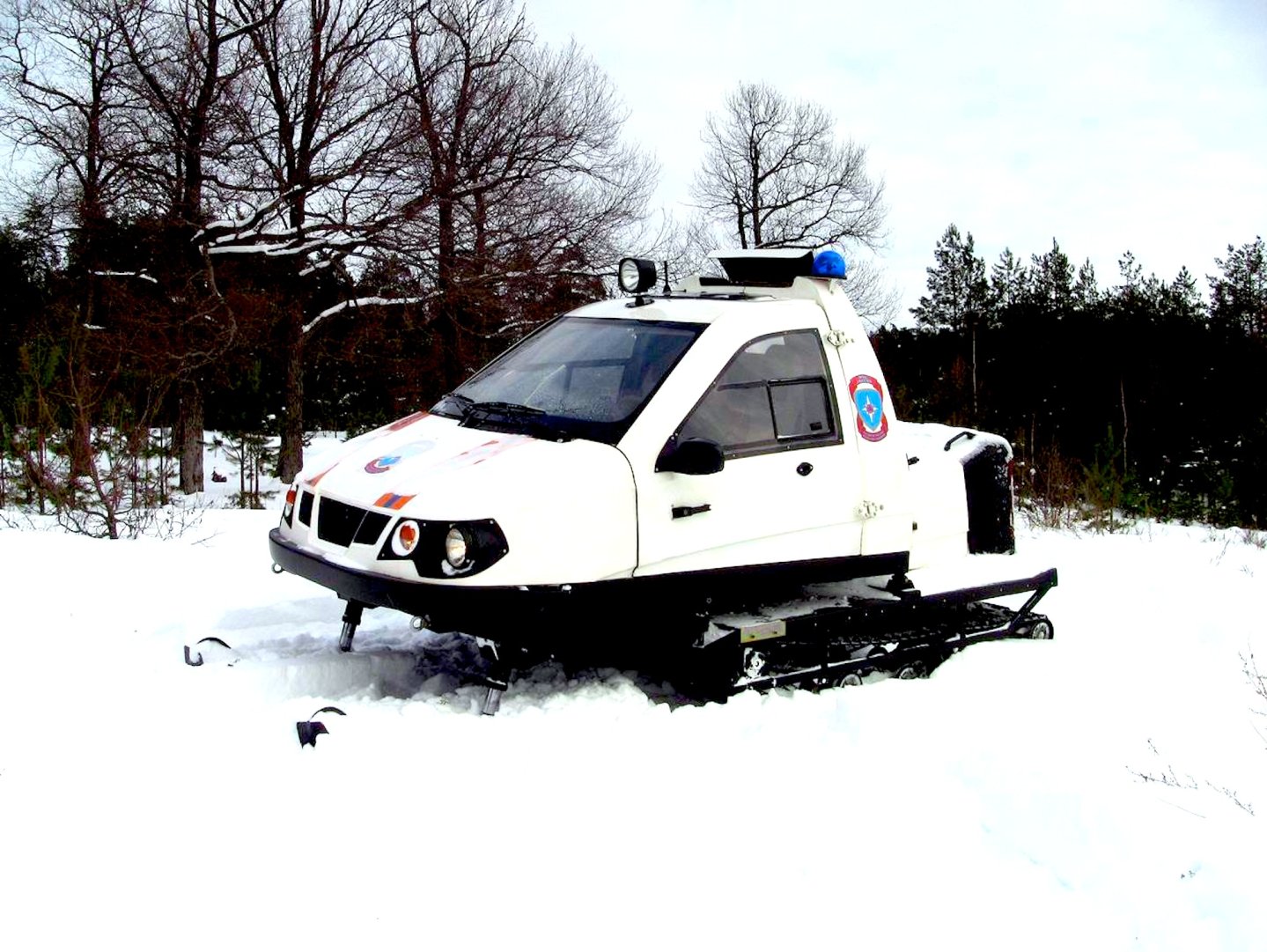 ЗАО «Транспорт»: обновленная модель снегохода ТТМ-1901 «Беркут-2». На ходу