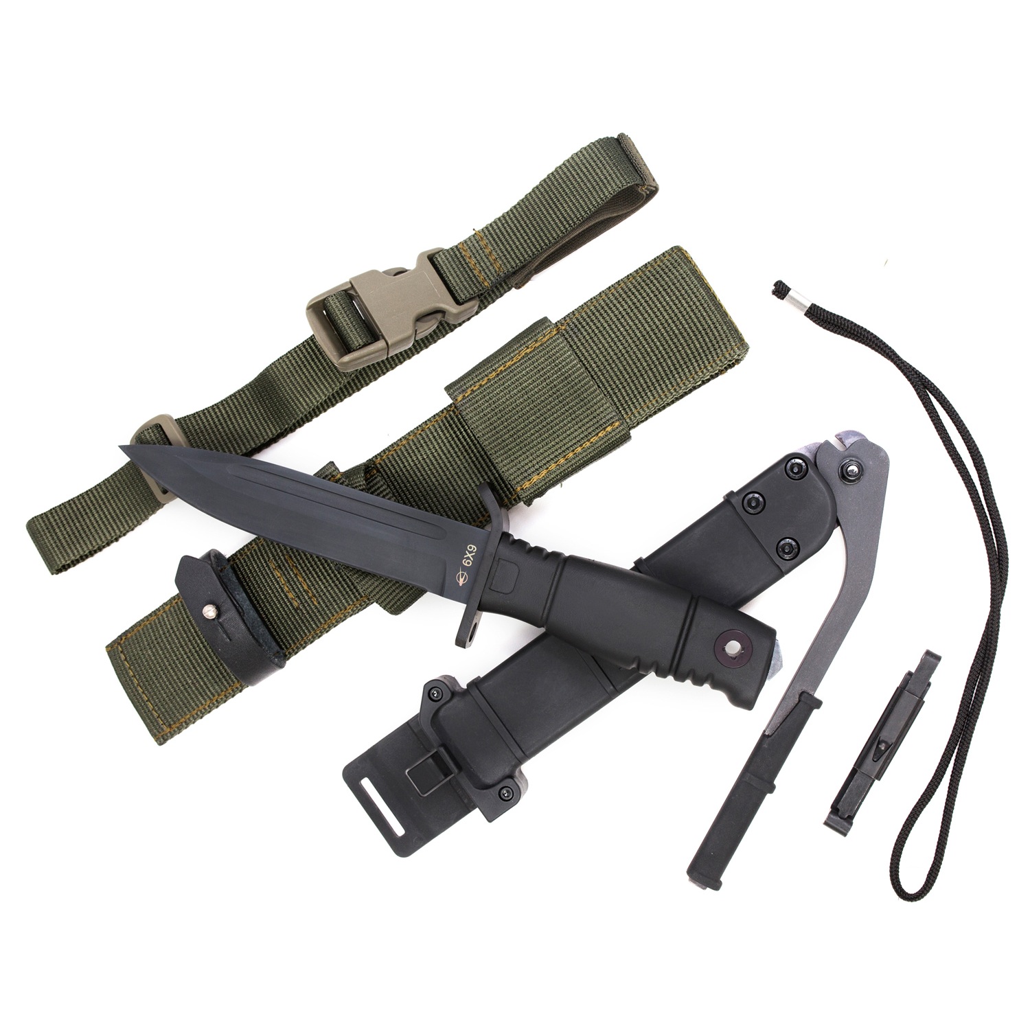 АО «KAМПО»: боевой нож НБ-2 «Шмель»  Нож и аксессуары к нему