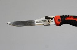 Gerber Vital Big Game Folder: складной нож со сменными клинками Клинок ножа Gerber Vital Big Game Folder