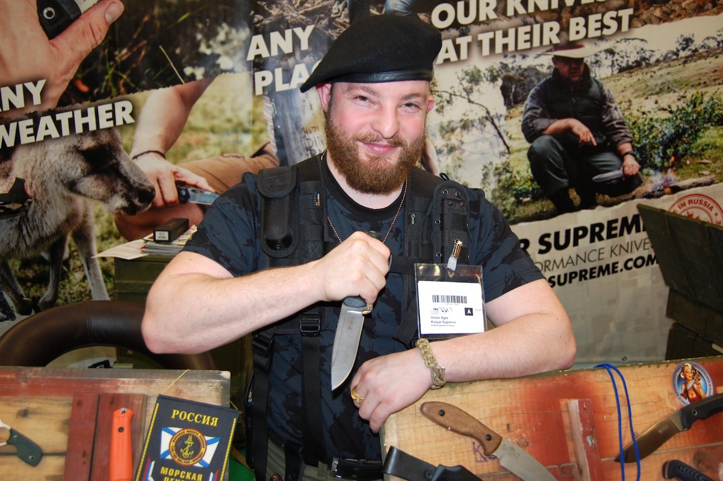 Kizlyar Supreme: ножевые новинки на IWA-2017 Директор по развитию компании Kizlyar Supreme Виктор Агре