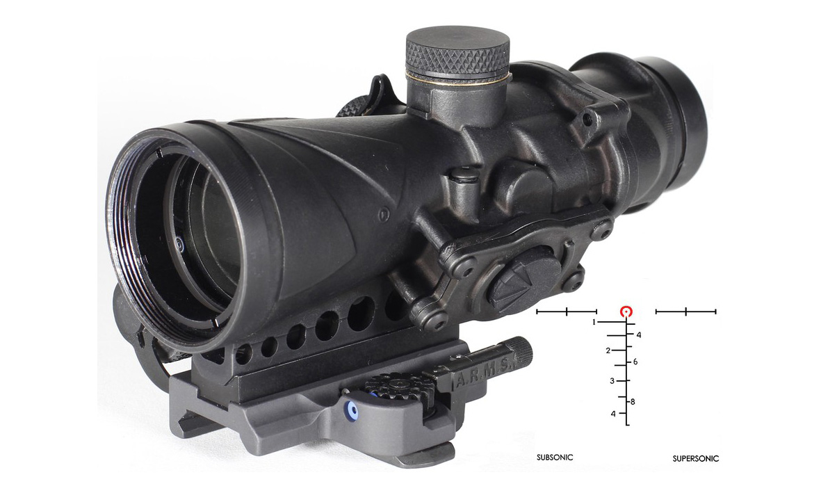BROWE 4x32 with “Blackout” reticle