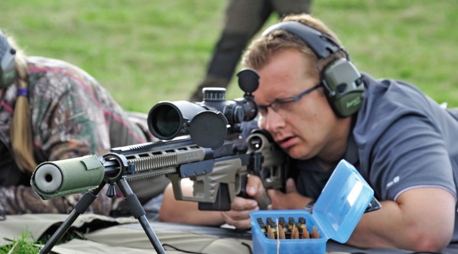 MINOX ZP5 на винтовке Steel Core MSR Cyclone
