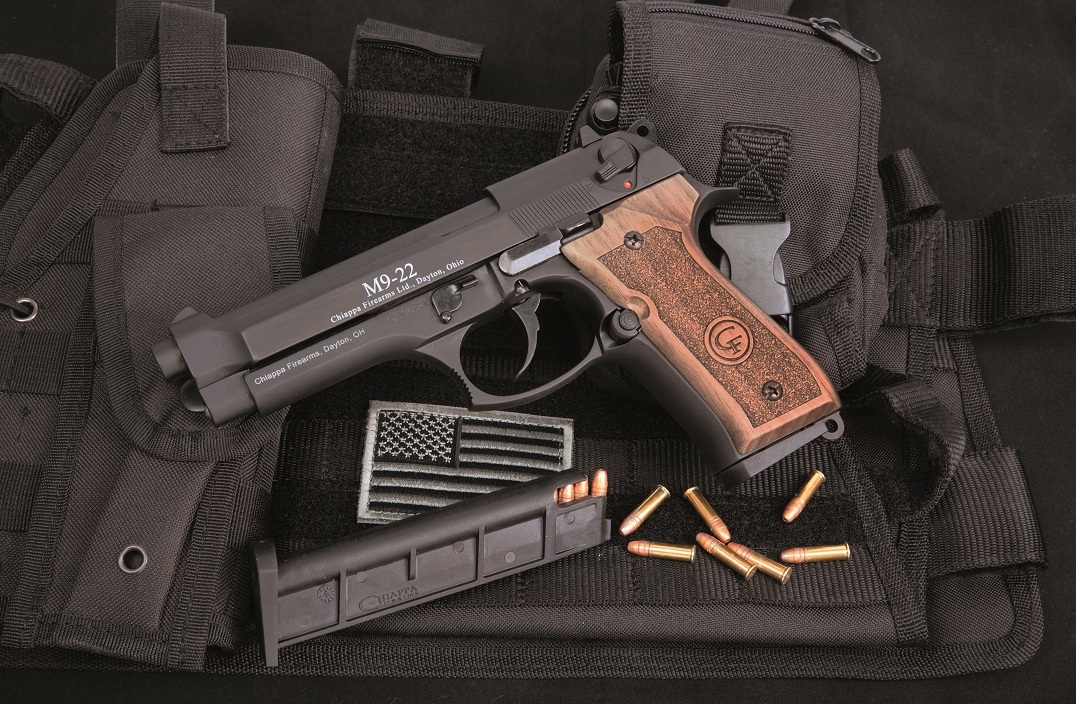 chiappa: Полуавтоматический пистолет Chiappa Firearms M9-22 под патрон кольцевого воспламенения chiappa: Полуавтоматический пистолет Chiappa Firearms M9-22 под патрон кольцевого воспламенения