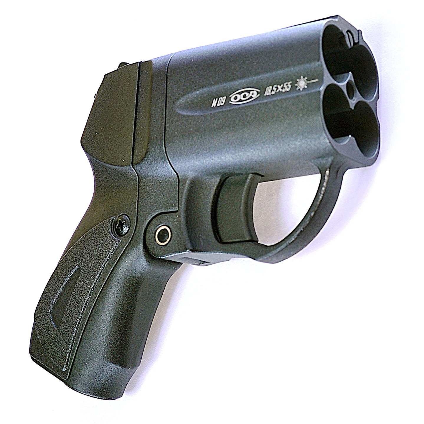 НИИПХ: бесствольный пистолет «Оса» для полиции Аризоны Бесствольный пистолет «Оса» M-09 вид справа